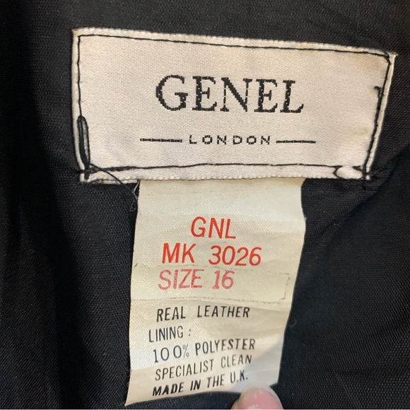 GENEL LONDON leather jacket - Picture 7 of 7